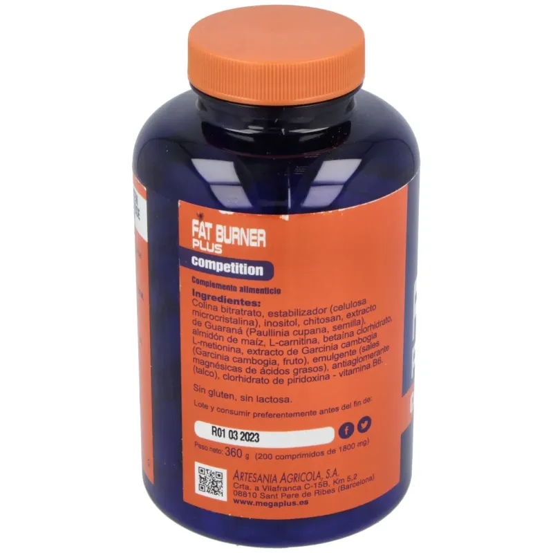 Fat burner plus 200comp. de 1,8gr | Farmacia Barata Fat burner plus 200comp. de 1,8gr | Farmacia Barata