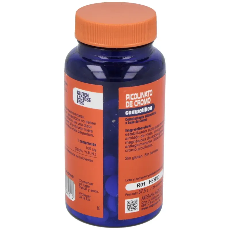 Cromo picolinato 100μg. 125comp. | Farmacia Barata