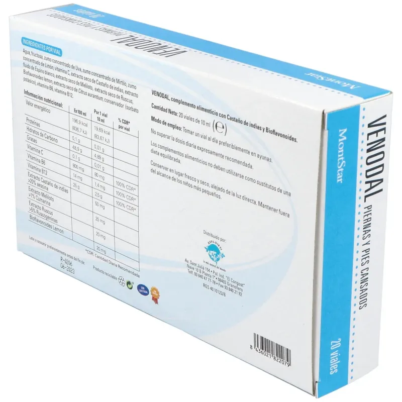 Montstar venodal 20uds | Farmacia Barata Montstar venodal 20uds | Farmacia Barata
