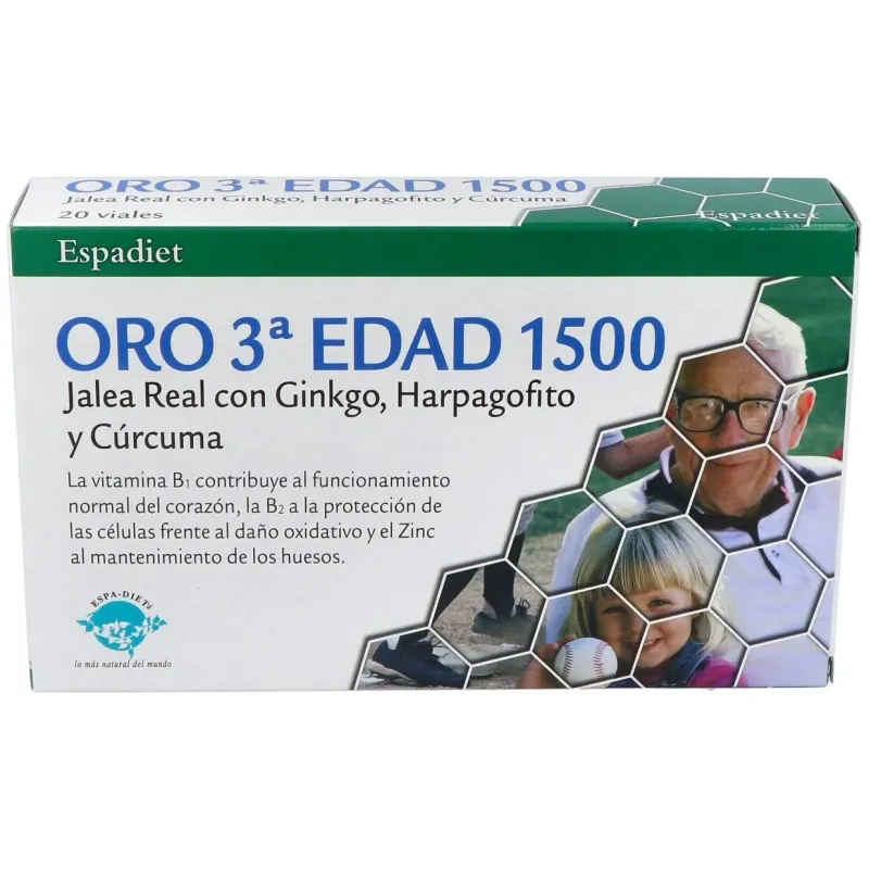 Espadiet jalea real tercera edad oro 20uds | Farmacia Barata Espadiet jalea real tercera edad oro 20uds | Farmacia Barata