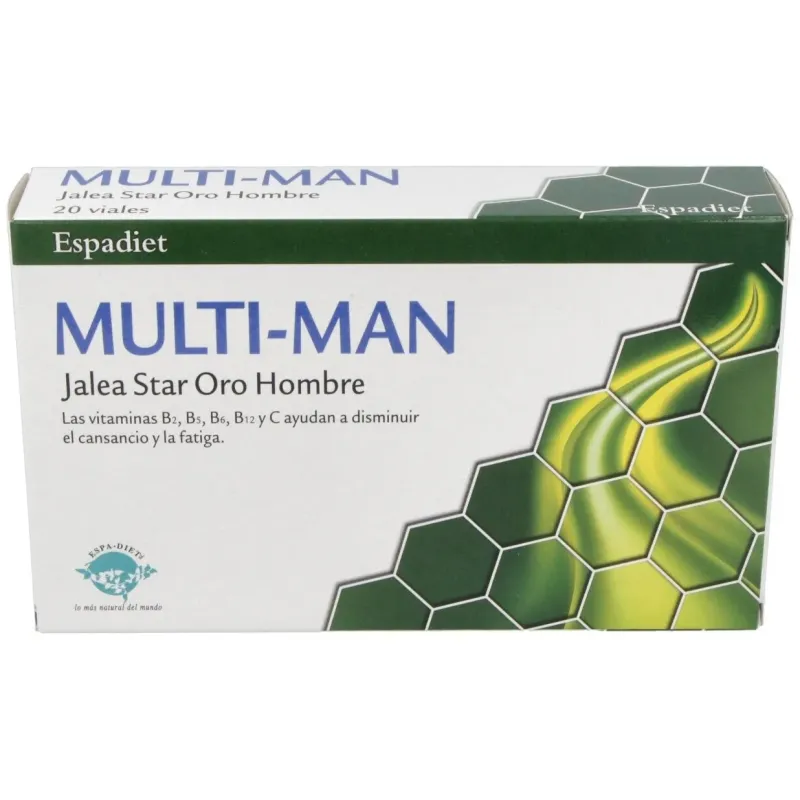 Espadiet jalea real oro hombre 20uds | Farmacia Barata Espadiet jalea real oro hombre 20uds | Farmacia Barata