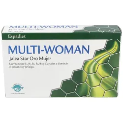Espadiet jalea real multiwoman fructosa 20uds