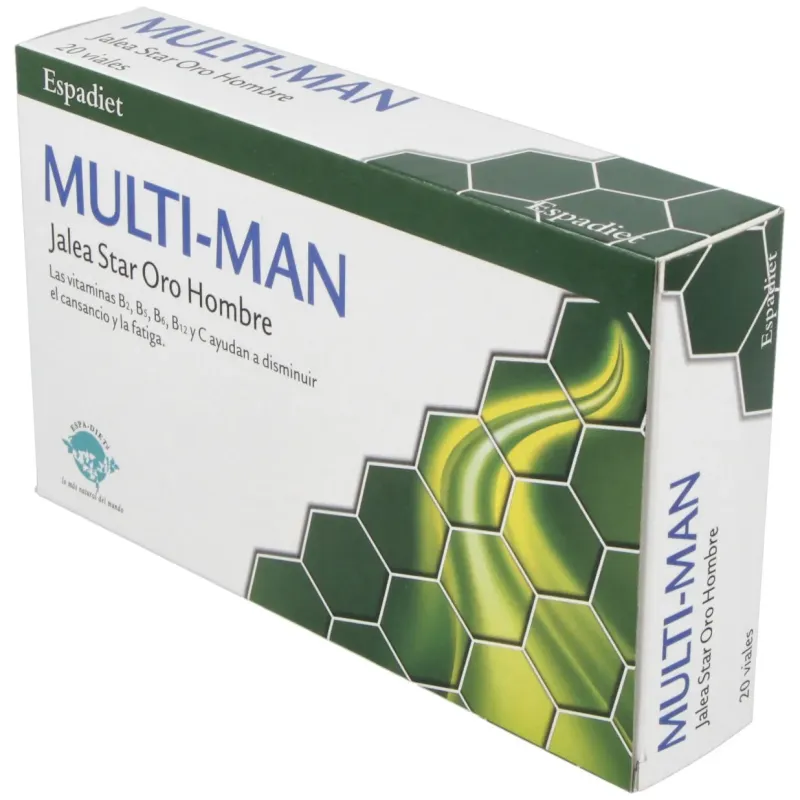 Espadiet jalea real oro hombre 20uds | Farmacia Barata Espadiet jalea real oro hombre 20uds | Farmacia Barata