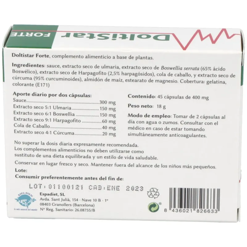 Montstar doltistar forte 45caps | Farmacia Barata