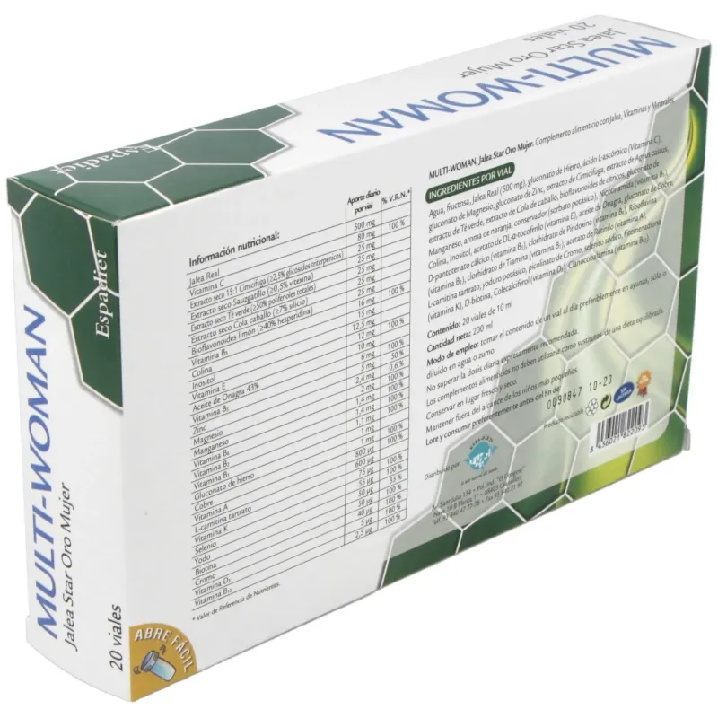 Espadiet jalea real multiwoman fructosa 20uds | Farmacia Barata Espadiet jalea real multiwoman fructosa 20uds | Farmacia Barata