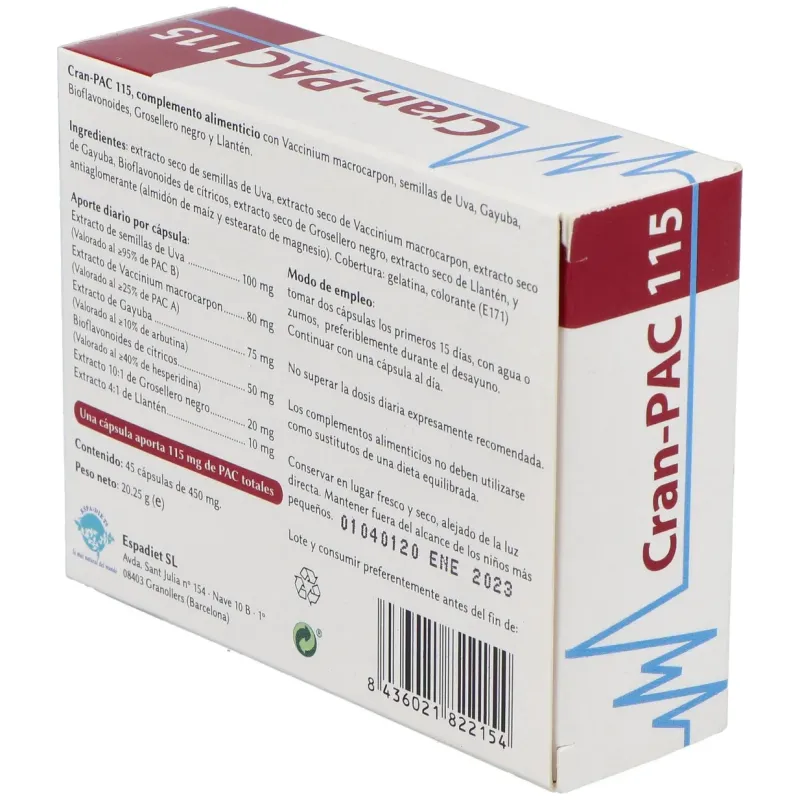 Monstar cran pac 115 45caps | Farmacia Barata