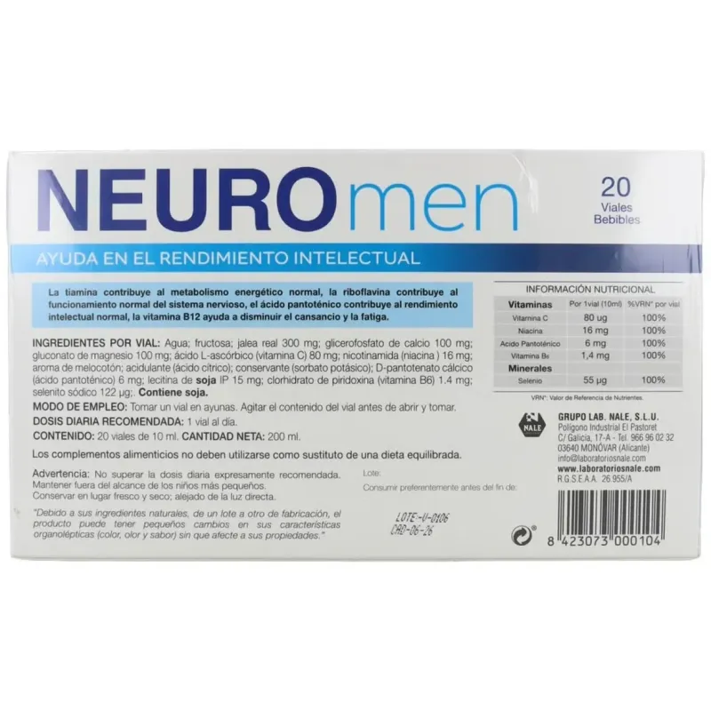 Nale neuromen 20 ampollas | Farmacia Barata Nale neuromen 20 ampollas | Farmacia Barata