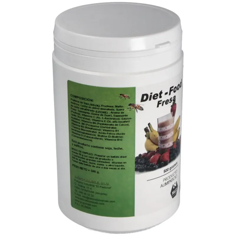 Diet food batido sabor fresa 500gr | Farmacia Barata