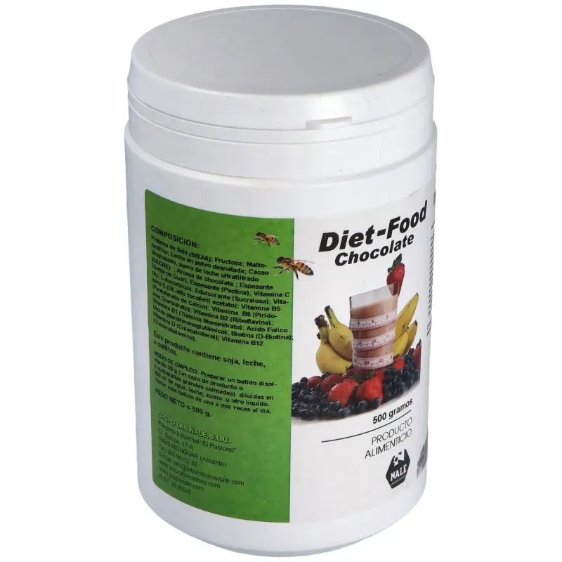 Diet food batido sabor chocolate 500gr | Farmacia Barata Diet food batido sabor chocolate 500gr | Farmacia Barata