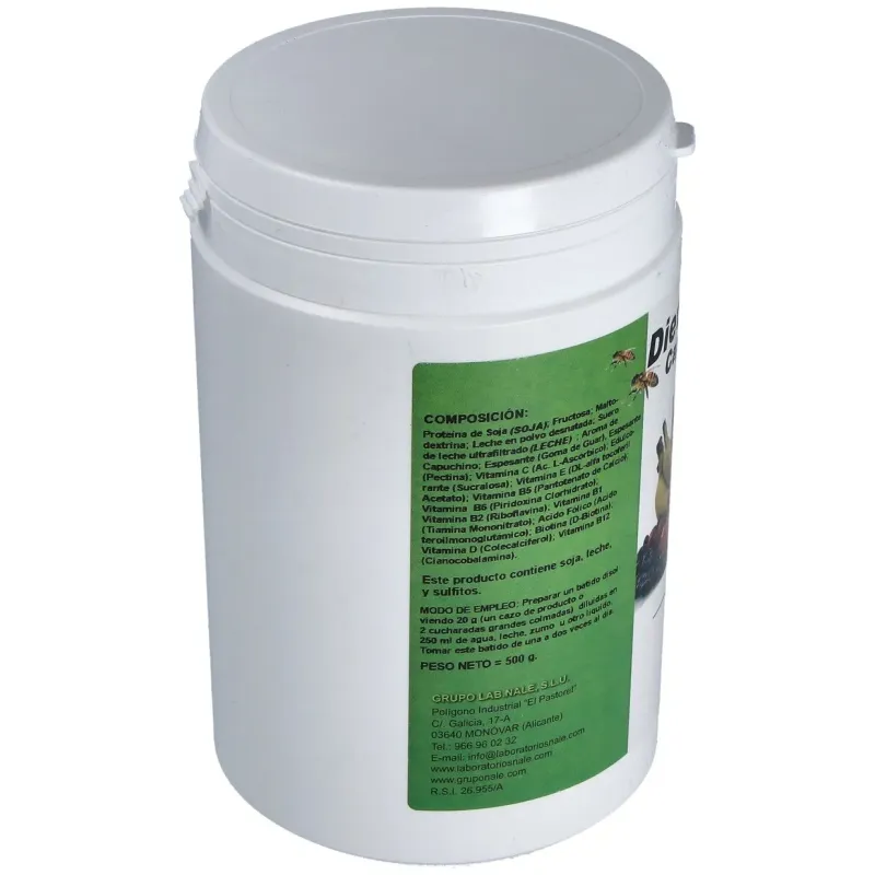 Diet food batido sabor capuccino 500gr | Farmacia Barata
