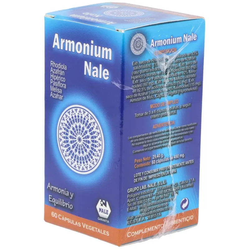 Nale armonium 60caps | Farmacia Barata Nale armonium 60caps | Farmacia Barata