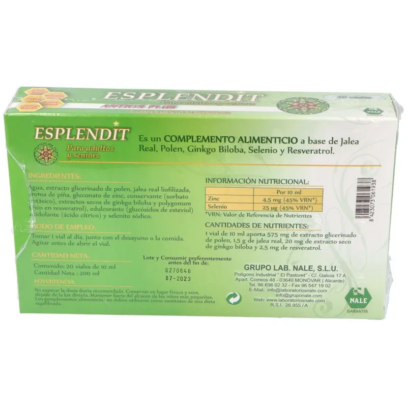 Esplendit adultos y seniors 20viales | Farmacia Barata Esplendit adultos y seniors 20viales | Farmacia Barata