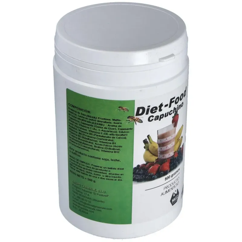 Diet food batido sabor capuccino 500gr | Farmacia Barata