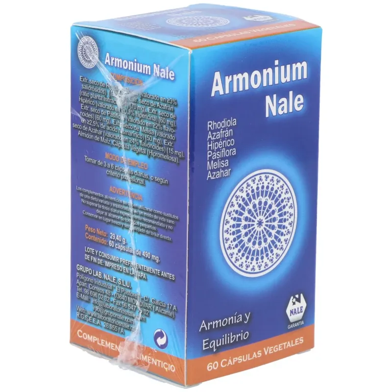Nale armonium 60caps | Farmacia Barata Nale armonium 60caps | Farmacia Barata