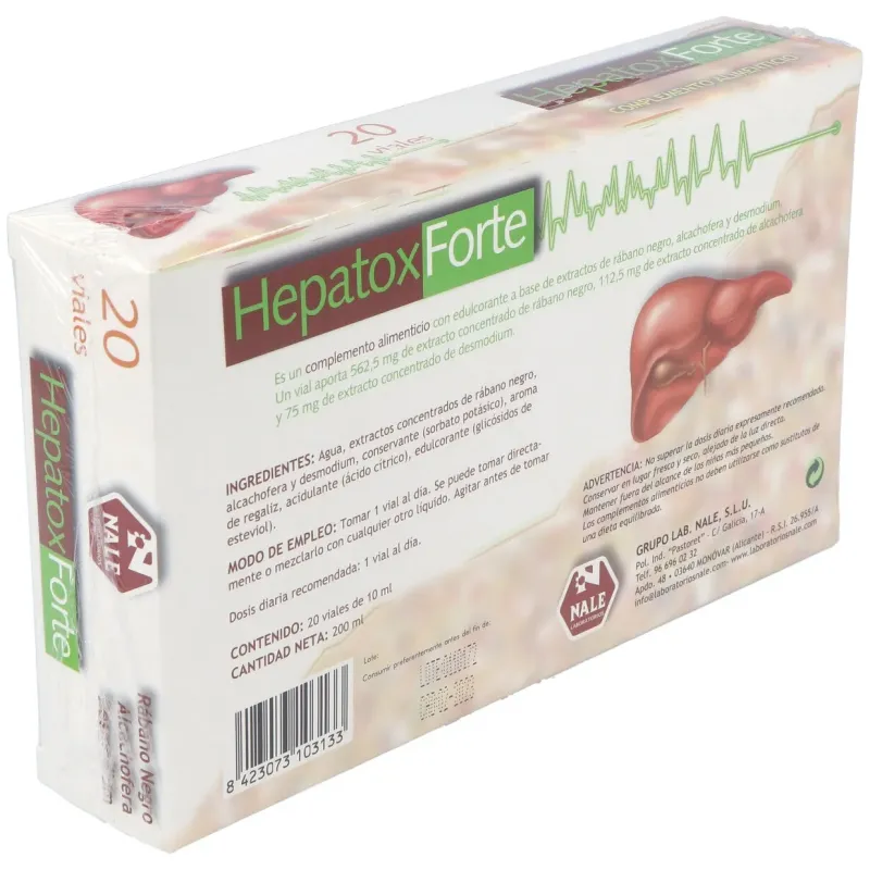 Nale hepatox forte 20 viales | Farmacia Barata