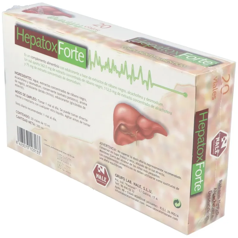 Nale hepatox forte 20 viales | Farmacia Barata