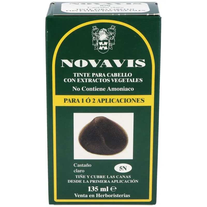 Tinte novavis 5n castaño claro 120ml | Farmacia Barata Tinte novavis 5n castaño claro 120ml | Farmacia Barata