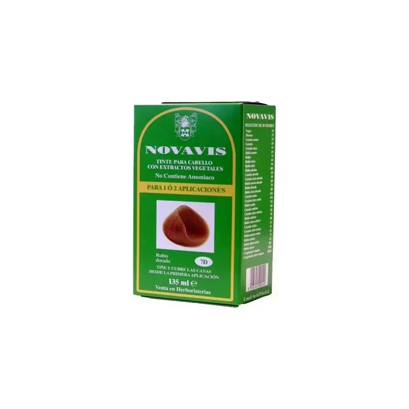 Tinte novavis 7d rubio dorado 120ml. | Farmacia Barata