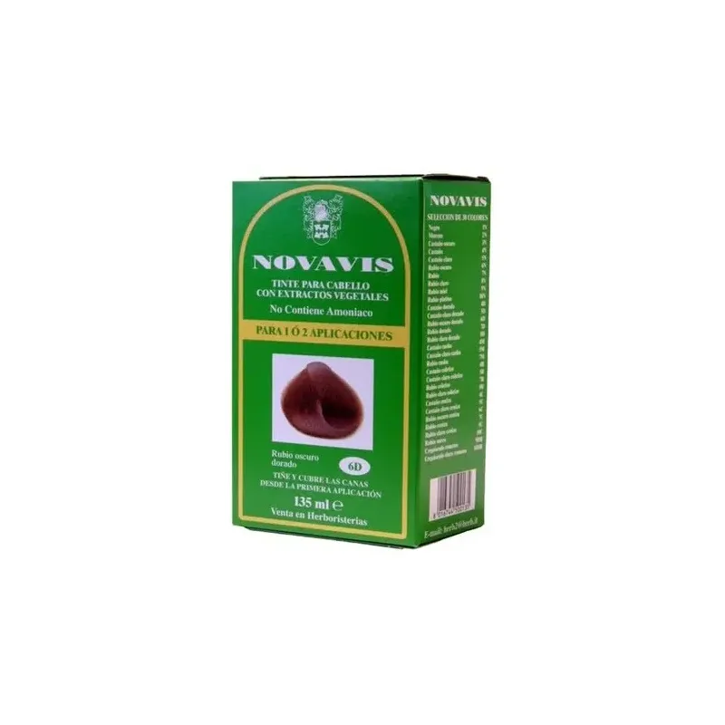 Tinte novavis 6d rubio oscuro dorado 120ml. | Farmacia Barata