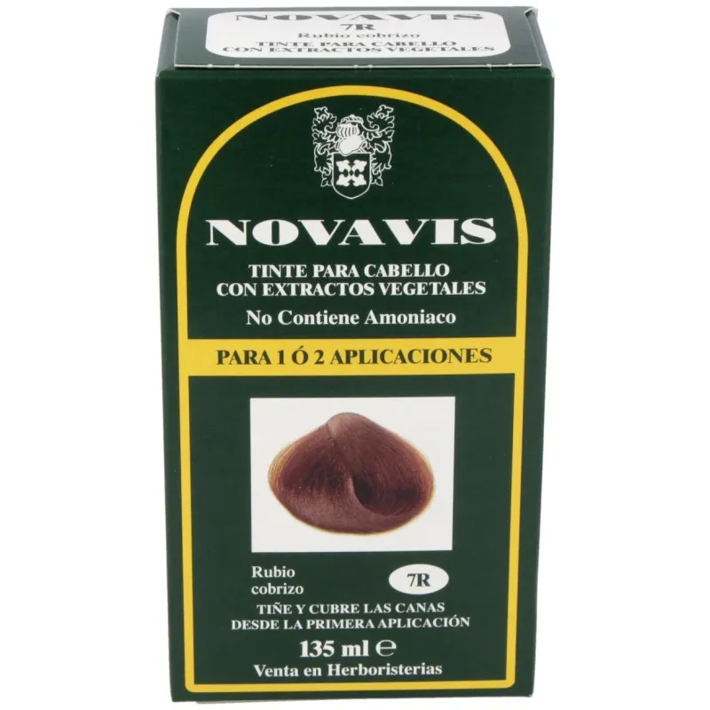 Tinte novavis 7r rubio cobrizo 120ml. | Farmacia Barata