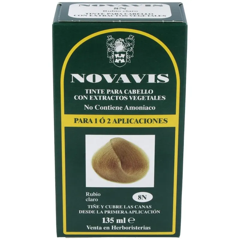 Tinte novavis 8n rubio claro 120ml. | Farmacia Barata