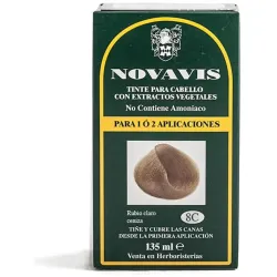 Tinte novavis 8c rubio claro ceniza 120ml.
