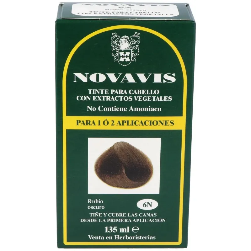 Novavis tinte vegetal 6n rubio oscuro 135ml | Farmacia Barata Novavis tinte vegetal 6n rubio oscuro 135ml | Farmacia Barata