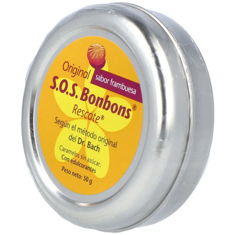 Sos flores de bach bombons caramelos lata 50gr. | Farmacia Barata