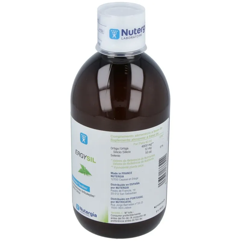 Nutergia ergysil solución botella 500 ml | Farmacia Barata