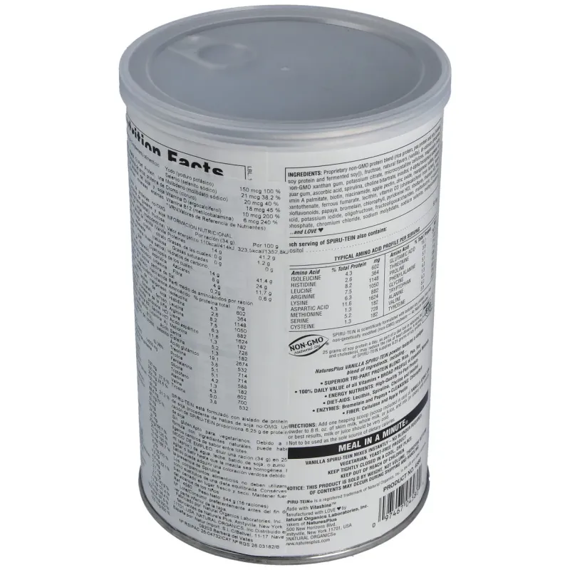 Naturesplus spiru-tein vainilla 544g | Farmacia Barata Naturesplus spiru-tein vainilla 544g | Farmacia Barata