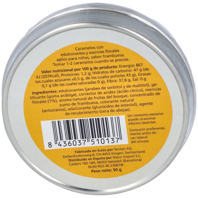 Sos flores de bach bombons caramelos lata 50gr. | Farmacia Barata