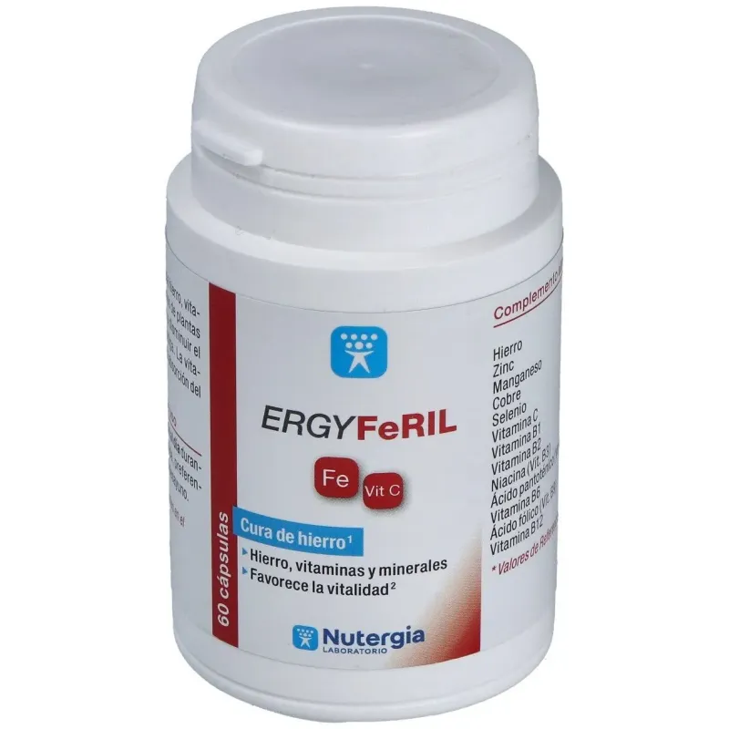 Nutergia ergyferil 60cáps | Farmacia Barata