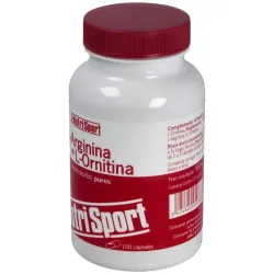 Nutrisport l-arginina + l-ornitina 100 caps 500mg | Farmacia Barata