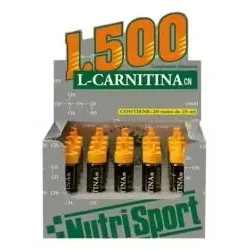 Nutrisport l-carnitina 1500 fresa 20 viales