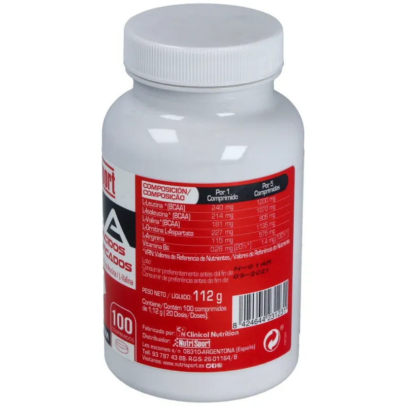 Nutrisport aminoácidos ramificados 100 comprimidos | Farmacia Barata Nutrisport aminoácidos ramificados 100 comprimidos | Farmacia Barata