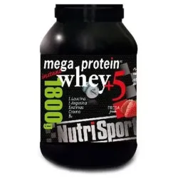 Nutrisport mega protein whey 5 fresa 900g