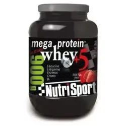 Nutrisport mega protein whey 5 vainilla 900gr
