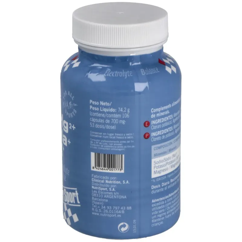 Nutrisport mineralcaps 106 capsulas | Farmacia Barata