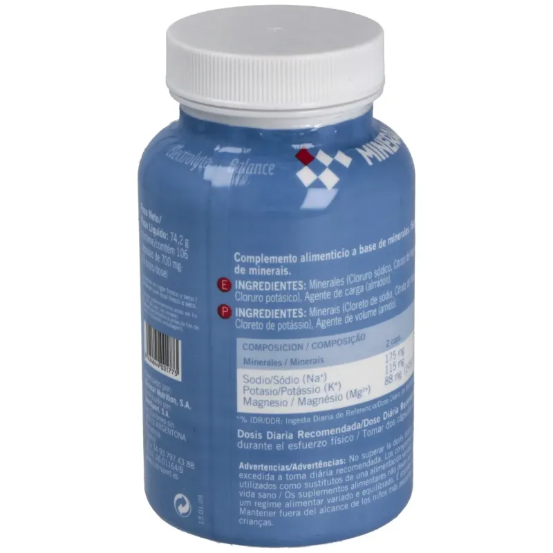 Nutrisport mineralcaps 106 capsulas | Farmacia Barata
