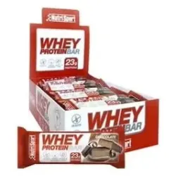 Nutrisport whey protein bar nata caramelo bio 12x70g