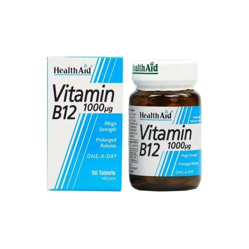 Healthaid vitamina b12 1 000 ui 50 comprimidos | Farmacia Barata Healthaid vitamina b12 1 000 ui 50 comprimidos | Farmacia Barata
