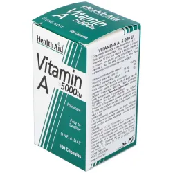Vit a 5000ui con vit d 400ui 100cap. health aid | Farmacia Barata