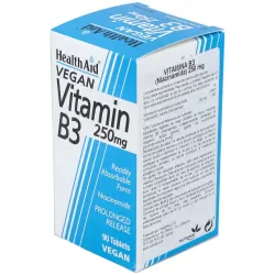 Healthaid vitamina b3 (niacinamida) 250mg 90comp | Farmacia Barata