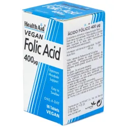 Acido folico 90comp. health aid | Farmacia Barata