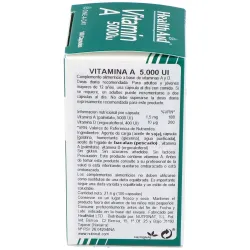 Vit a 5000ui con vit d 400ui 100cap. health aid | Farmacia Barata