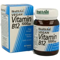 Healthaid vitamina b12 1 000 ui 50 comprimidos | Farmacia Barata Healthaid vitamina b12 1 000 ui 50 comprimidos | Farmacia Barata