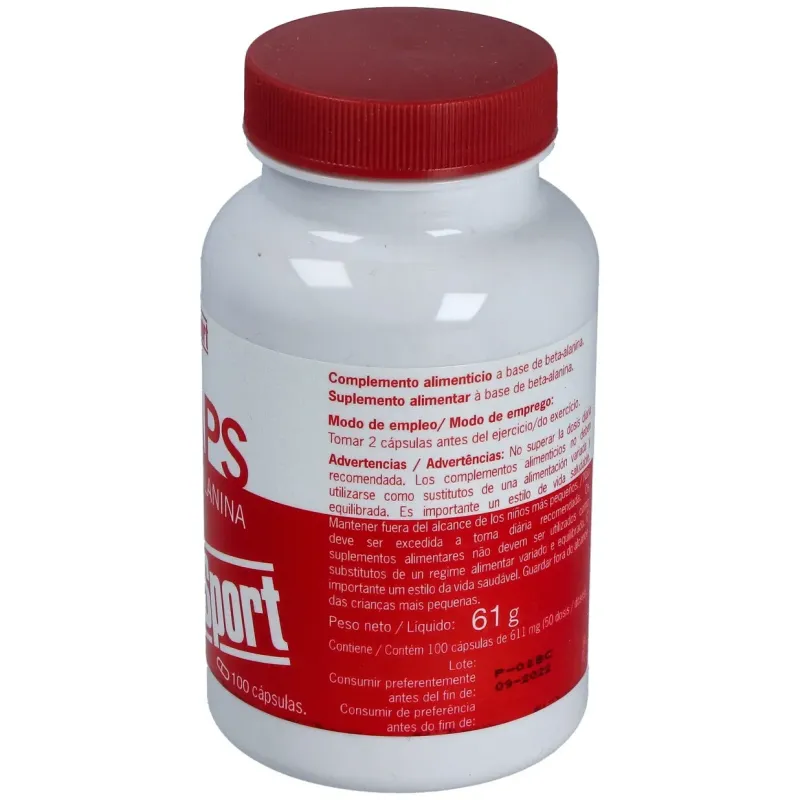 Nutrisport betaalanina 100 caps | Farmacia Barata