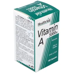 Vit a 5000ui con vit d 400ui 100cap. health aid | Farmacia Barata