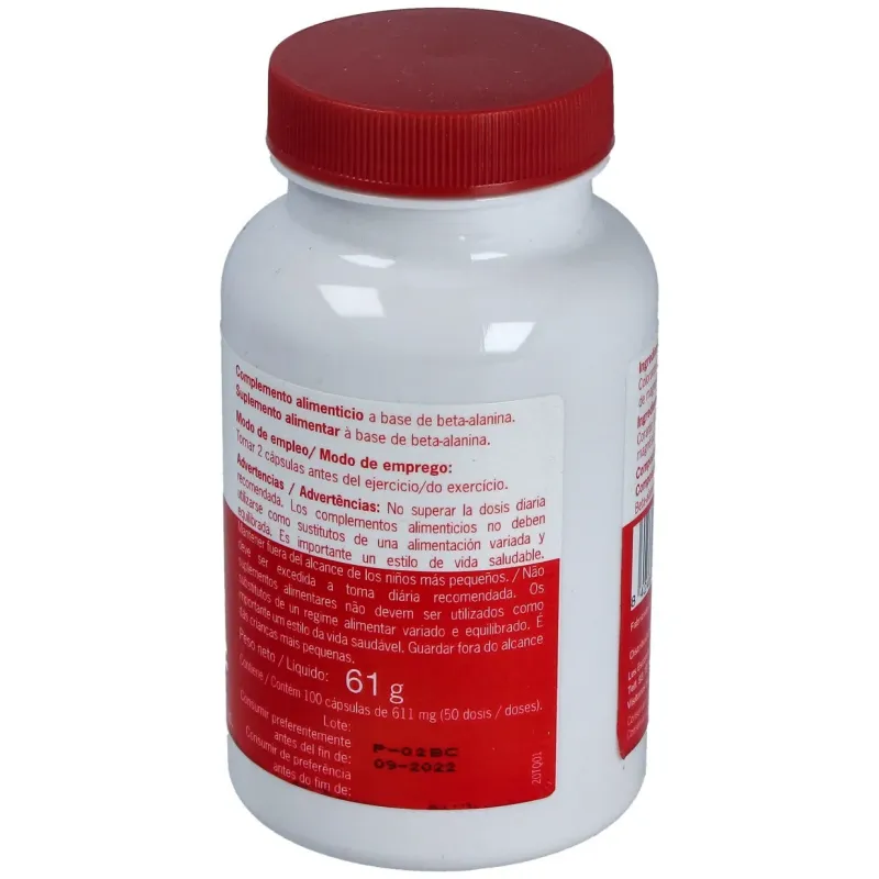 Nutrisport betaalanina 100 caps | Farmacia Barata
