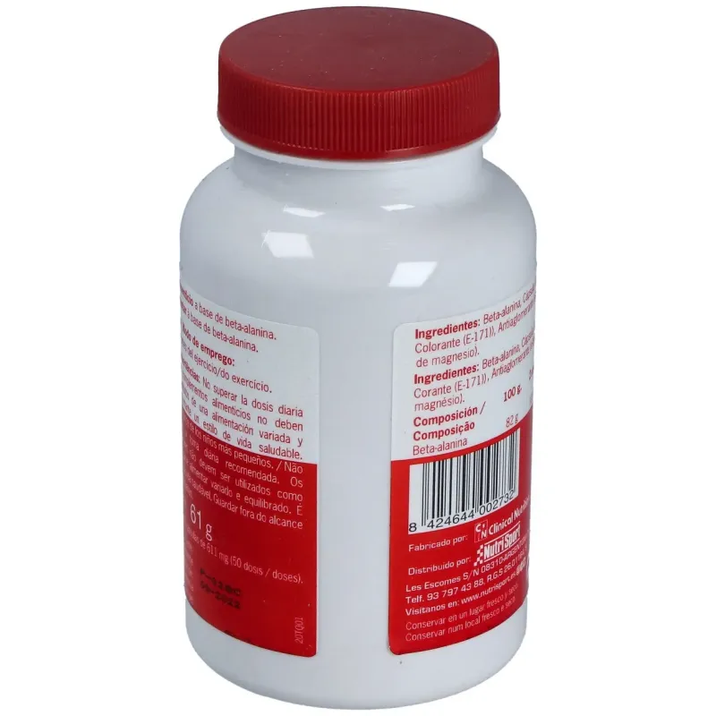 Nutrisport betaalanina 100 caps | Farmacia Barata